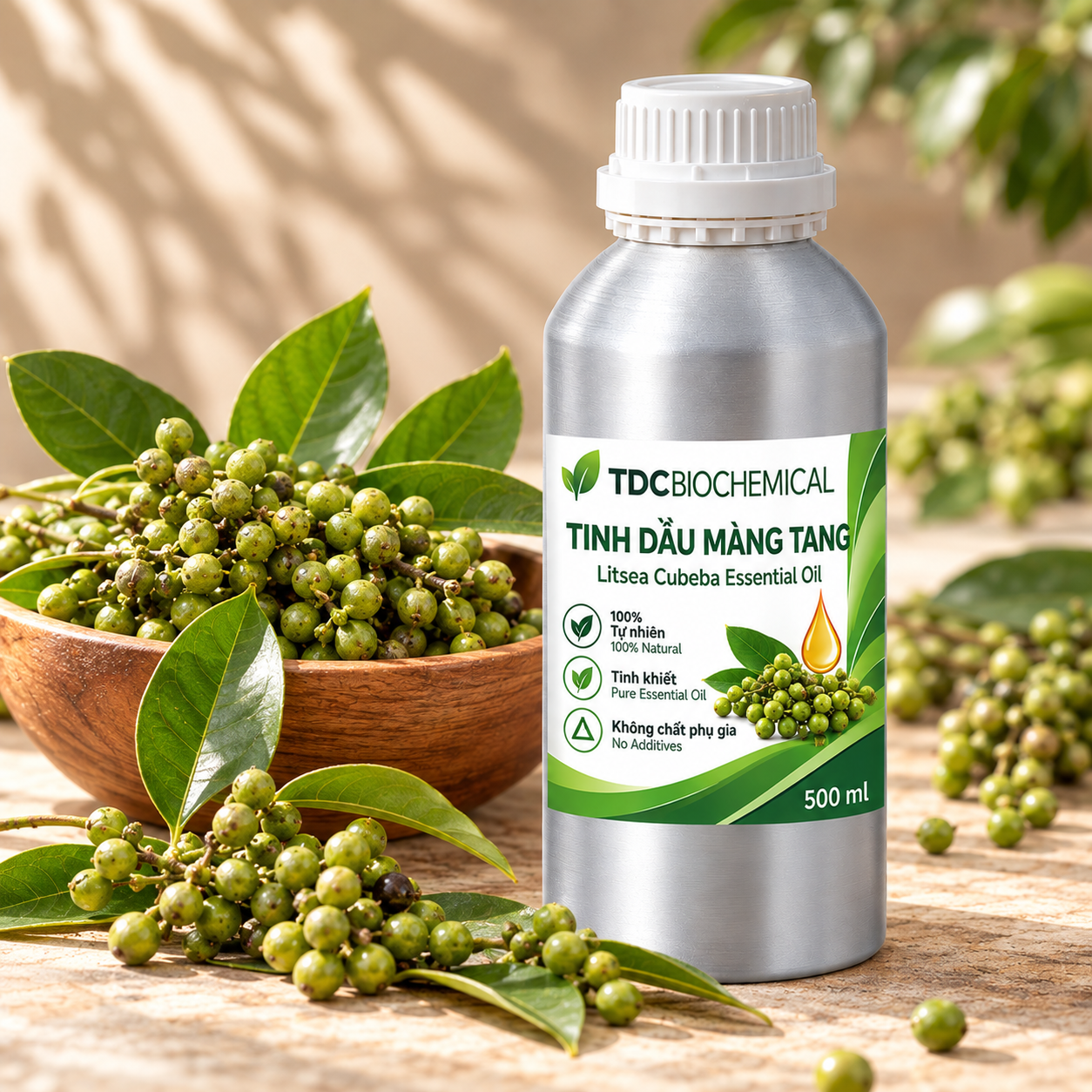 Tinh dầu màng tang– Nguyên liệu cho sản xuất | TDC FARM