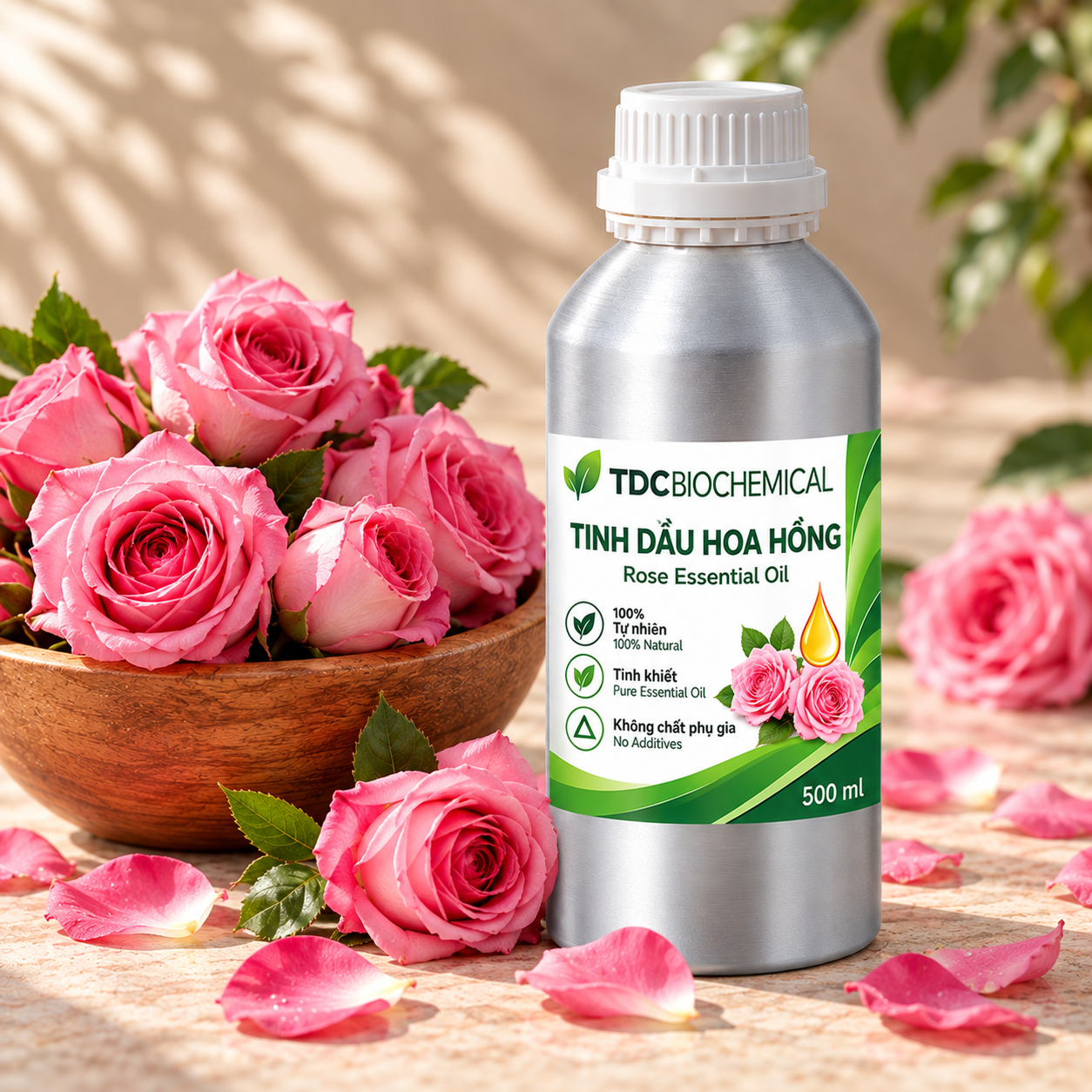 Dầu hoa hồng – Nguyên liệu cho mỹ phẩm & sản xuất | TDC FARM